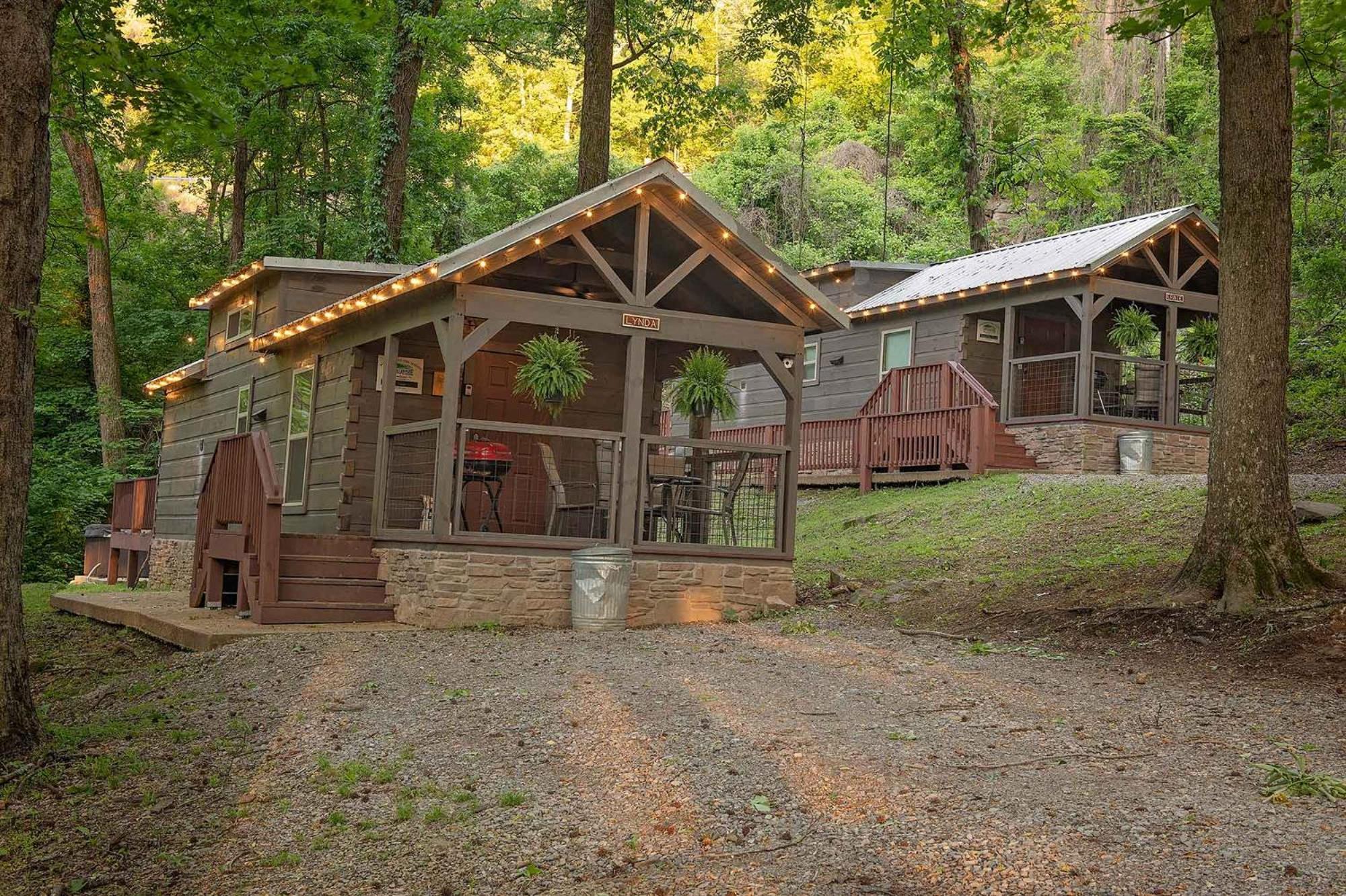 Tiny Cabin Village Private Hot Tub Lynda Cabin Chattanooga Exterior foto